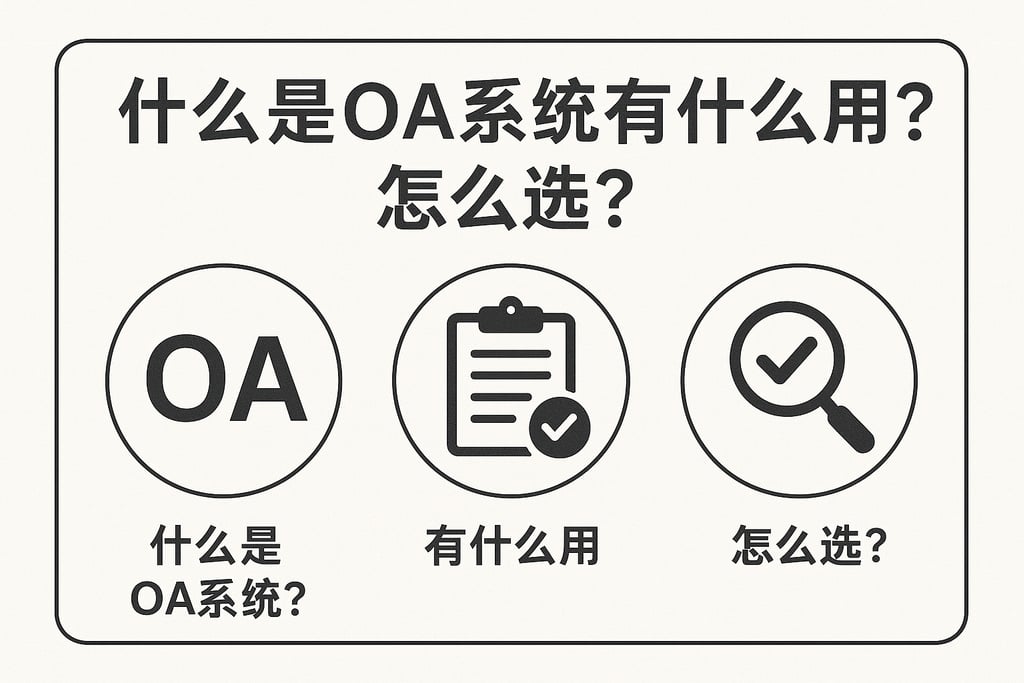 什么是OA系统？有什么用？怎么选？