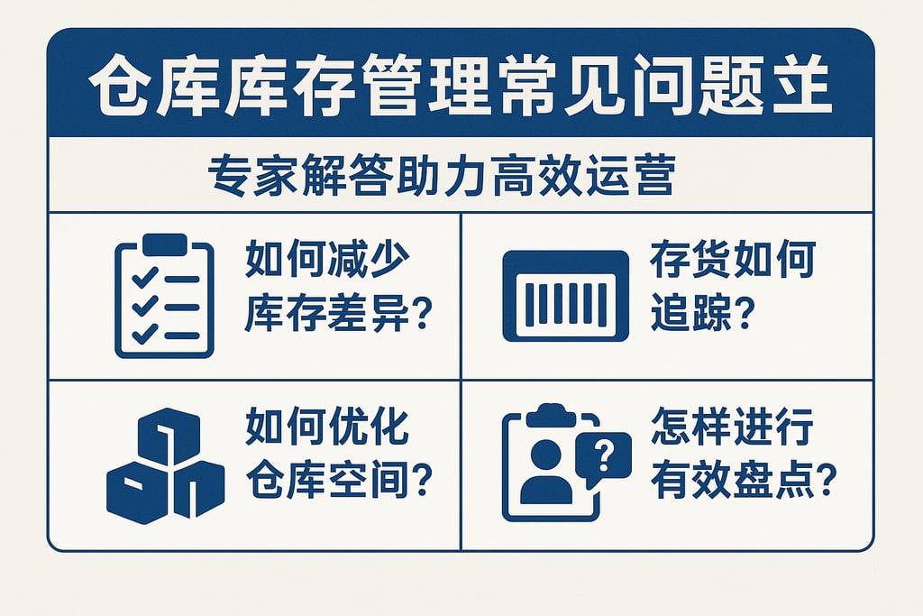 仓库库存管理常见问题汇总，专家解答助力高效运营
