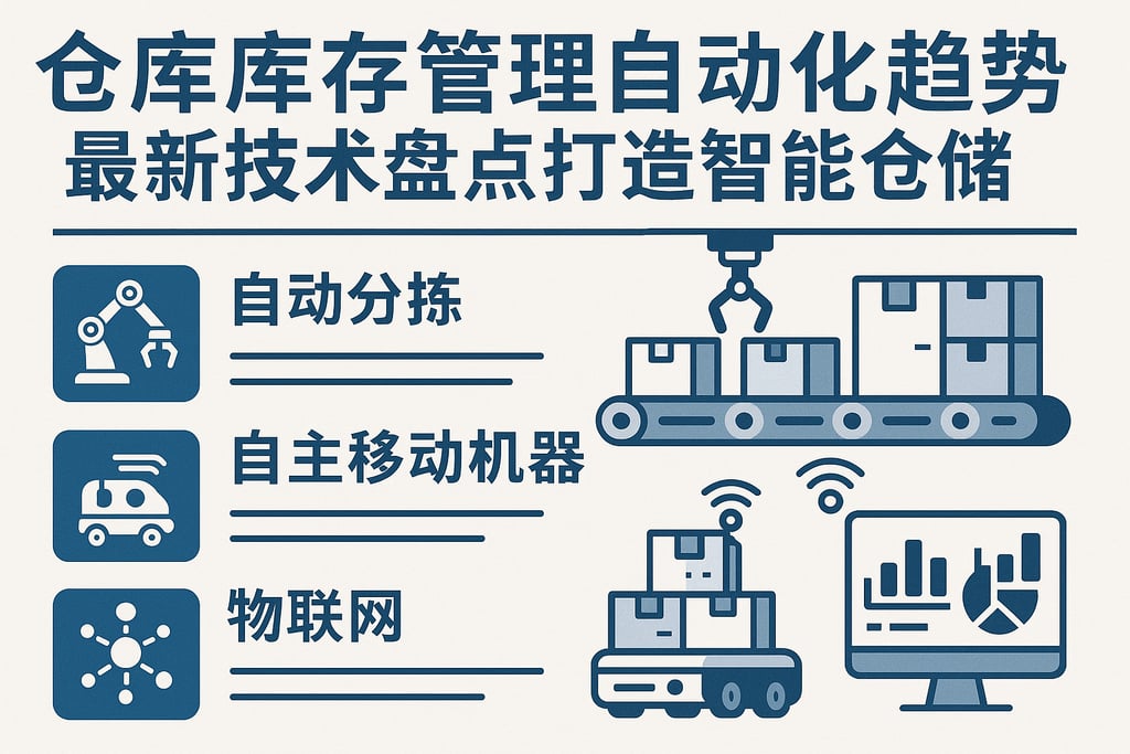 仓库库存管理自动化趋势，最新技术盘点打造智能仓储