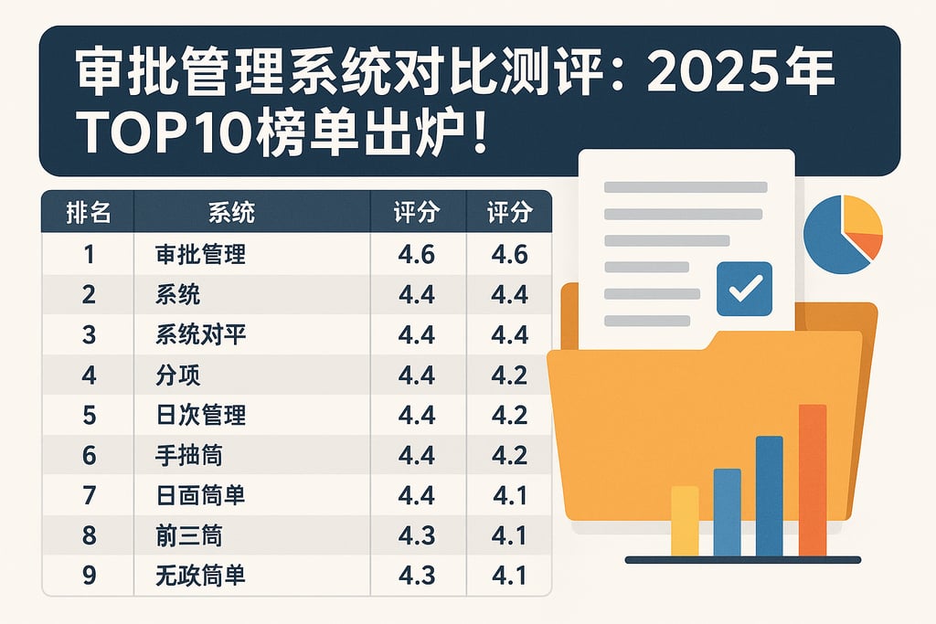 审批管理系统对比测评：2025年TOP10榜单出炉！