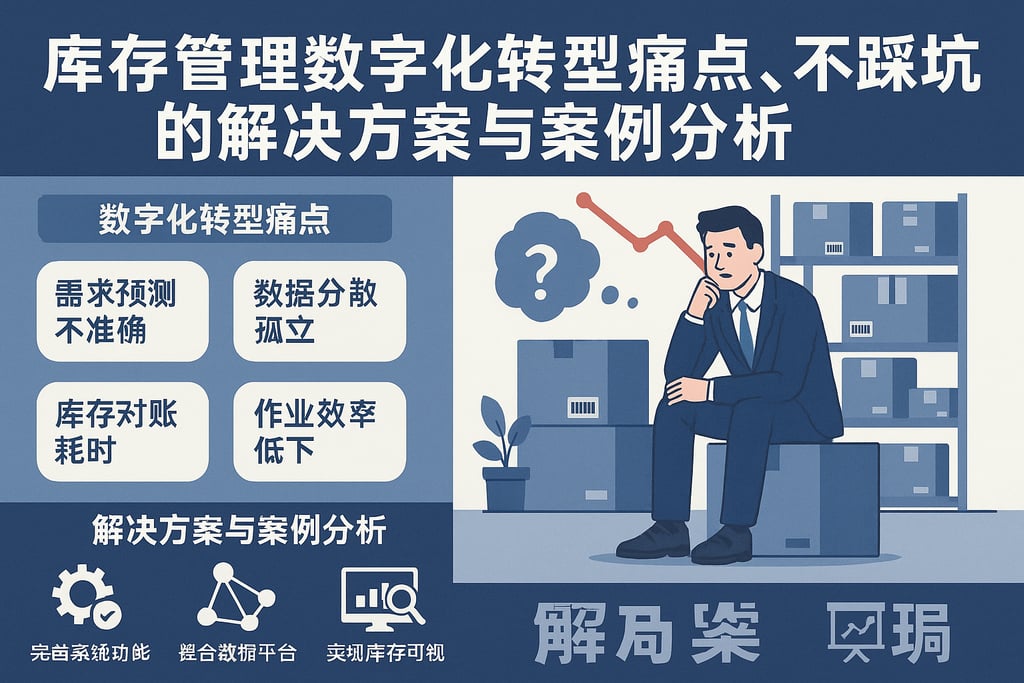 库存管理数字化转型痛点，不踩坑的解决方案与案例分析