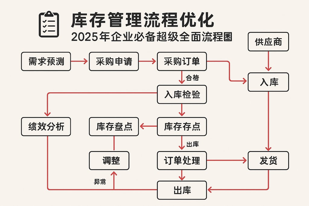 库存管理流程优化，2025年企业必备超级全面流程图