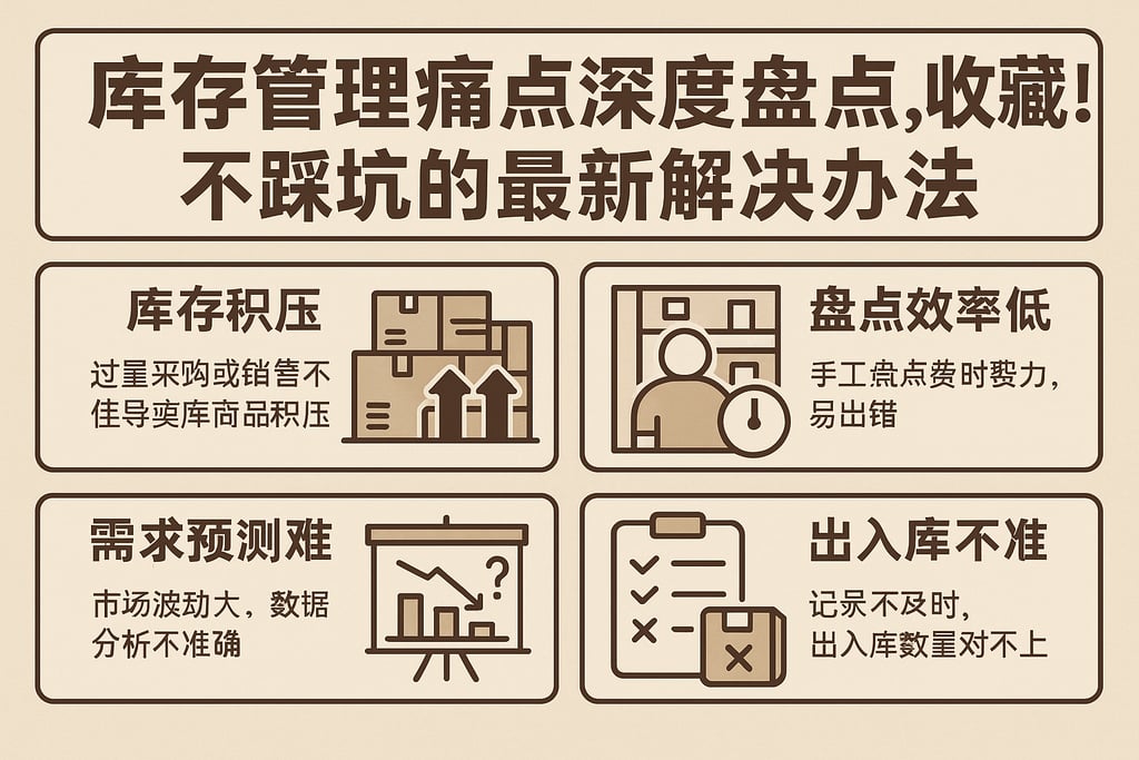 库存管理痛点深度盘点，收藏！不踩坑的最新解决办法