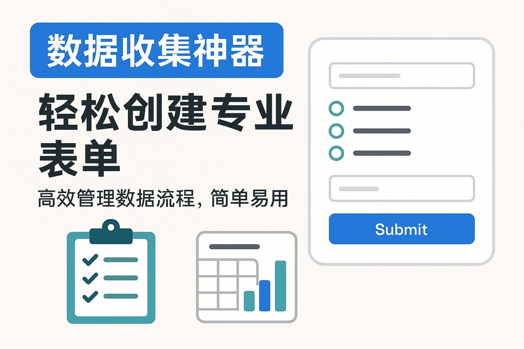 数据收集神器，轻松创建专业表单，高效管理数据流程，简单易用