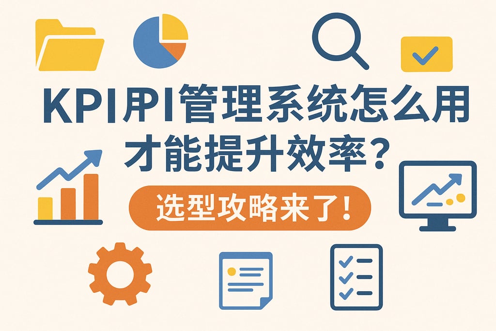 KPI管理系统怎么用才能提升效率?选型攻略来了! | 零代码企业数字化知识站