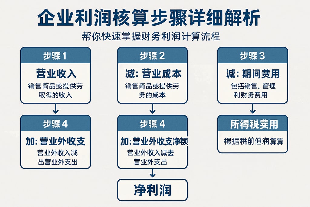 企业利润核算步骤详细解析，帮你快速掌握财务利润计算流程