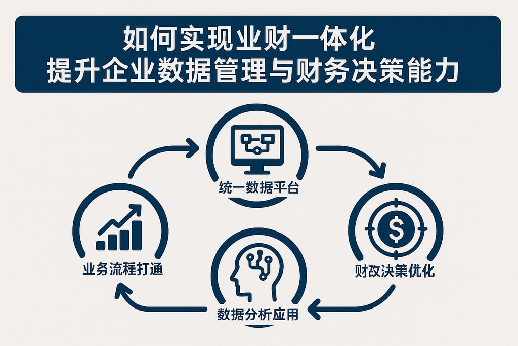 如何实现业财一体化提升企业数据管理与财务决策能力