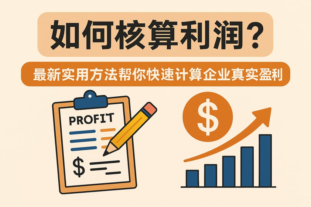 如何核算利润？最新实用方法帮你快速计算企业真实盈利