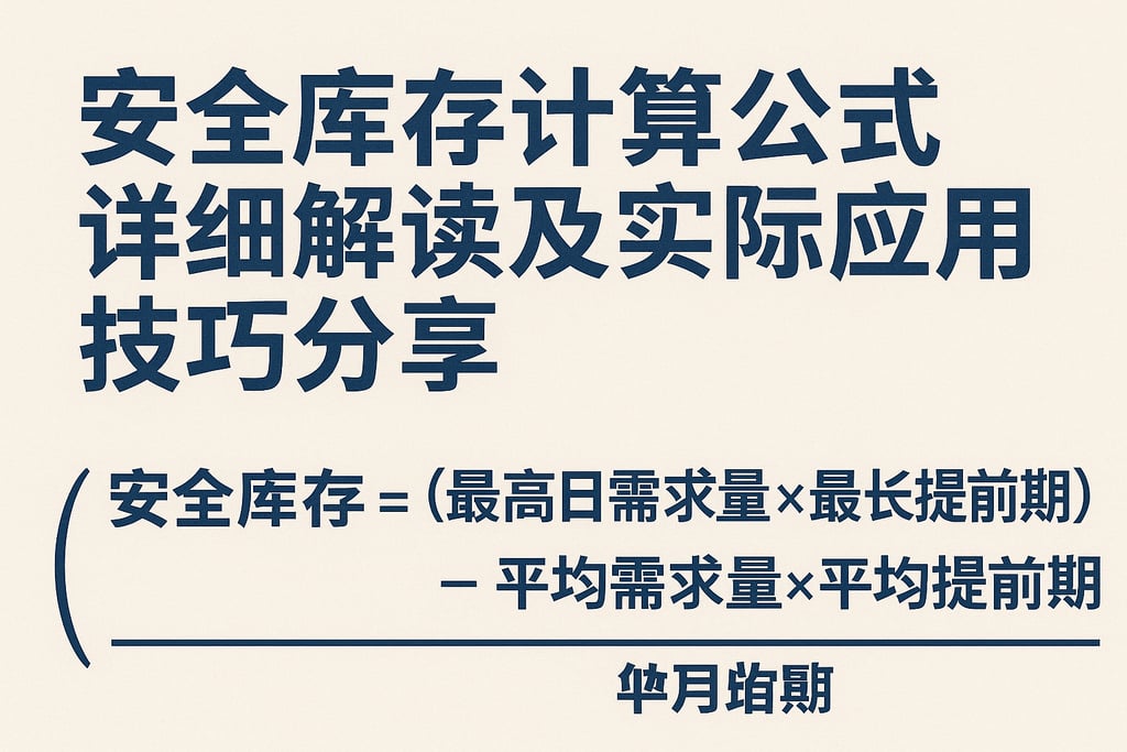 安全库存计算公式详细解读及实际应用技巧分享