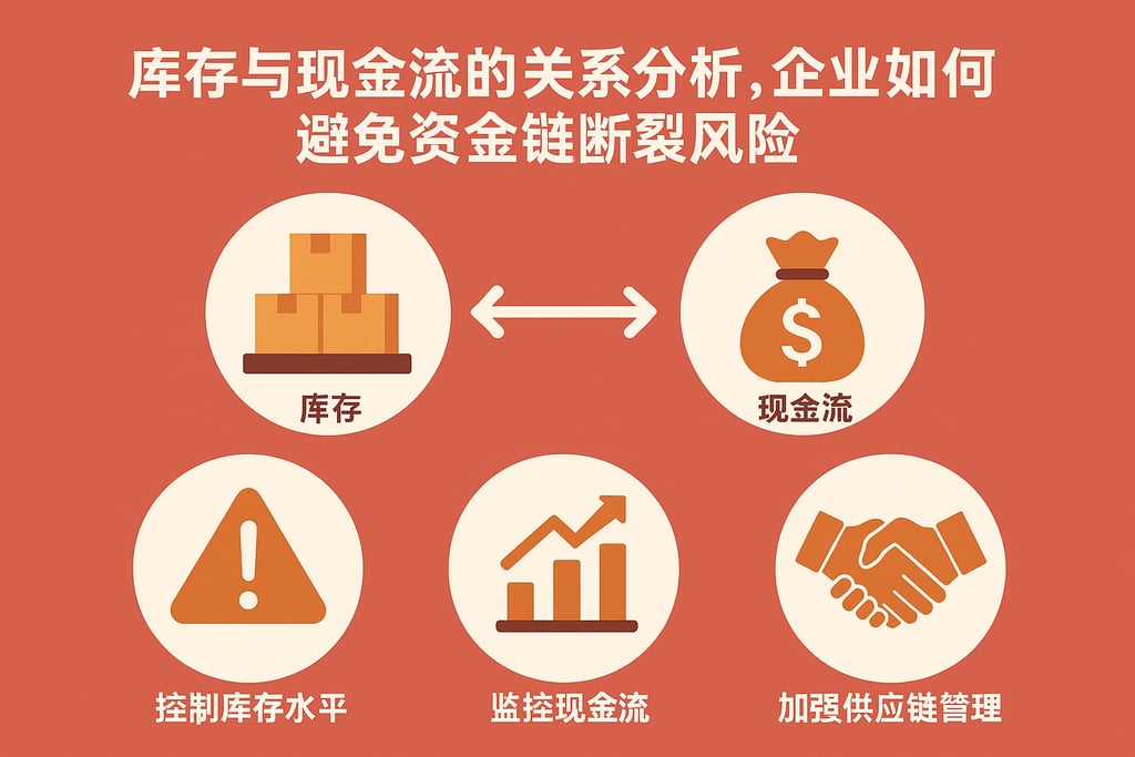 库存与现金流的关系分析，企业如何避免资金链断裂风险