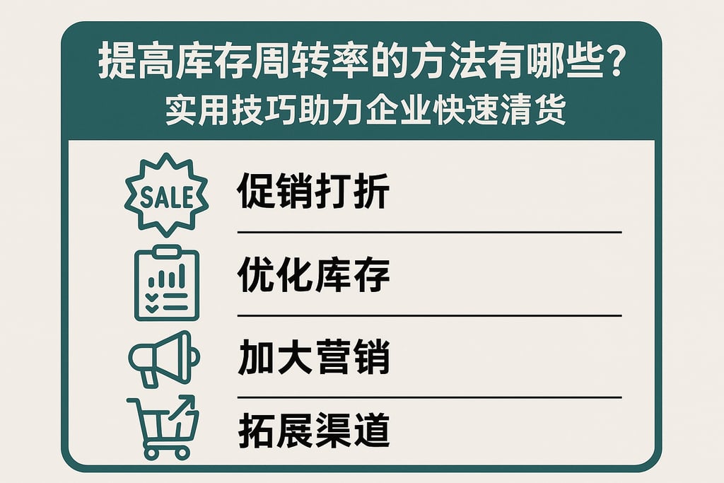 提高库存周转率的方法有哪些？实用技巧助力企业快速清货