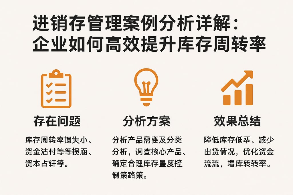 进销存管理案例分析详解：企业如何高效提升库存周转率