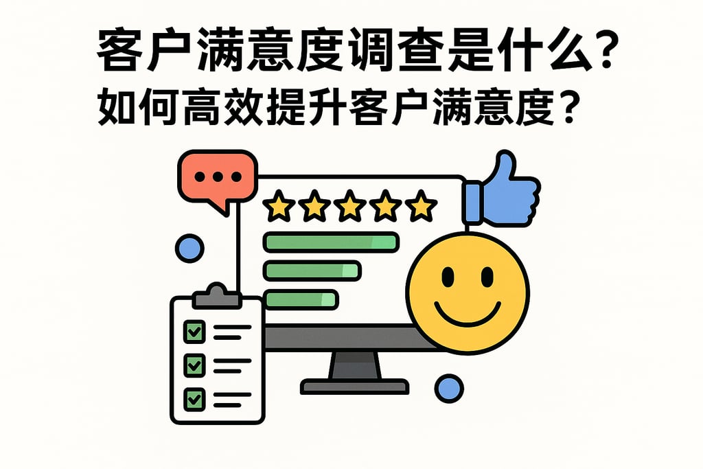 客户满意度调查是什么？如何高效提升客户满意度？ | 零代码企业数字化知识站