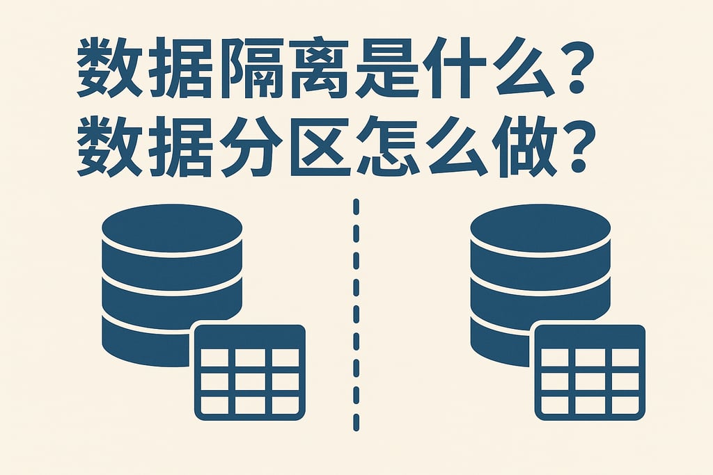 数据隔离是什么？数据分区怎么做？ | 零代码企业数字化知识站