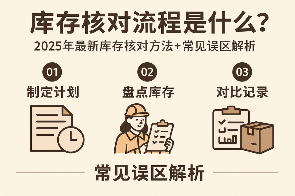 库存核对流程是什么？2025年最新库存核对方法+常见误区解析