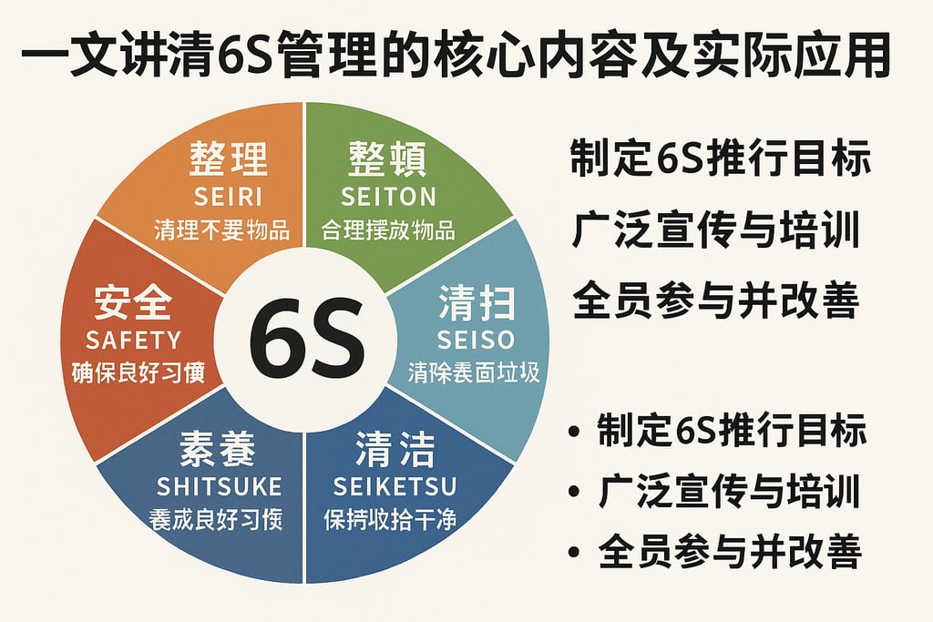 一文讲清6S管理的核心内容及实际应用方法 | 零代码企业数字化知识站