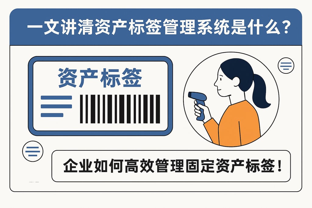 一文讲清资产标签管理系统是什么？企业如何高效管理固定资产标签！