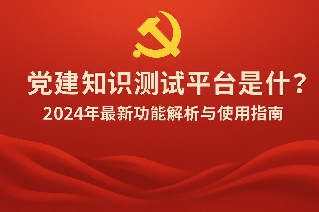 党建知识测试平台是什么？2024年最新功能解析与使用指南