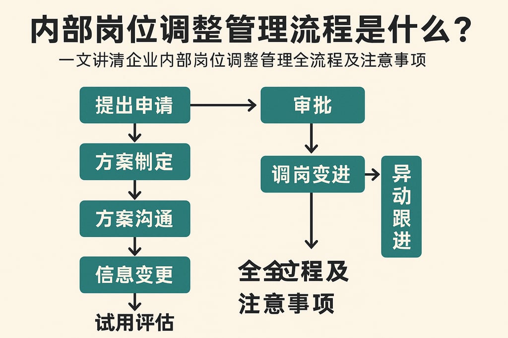 内部岗位调整管理流程是什么？一文讲清企业内部岗位调整管理全流程及注意事项