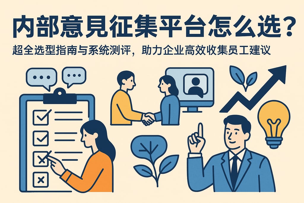 内部意见征集平台怎么选？超全选型指南与系统测评，助力企业高效收集员工建议
