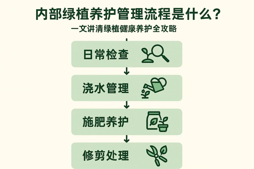 内部绿植养护管理流程是什么？一文讲清绿植健康养护全攻略
