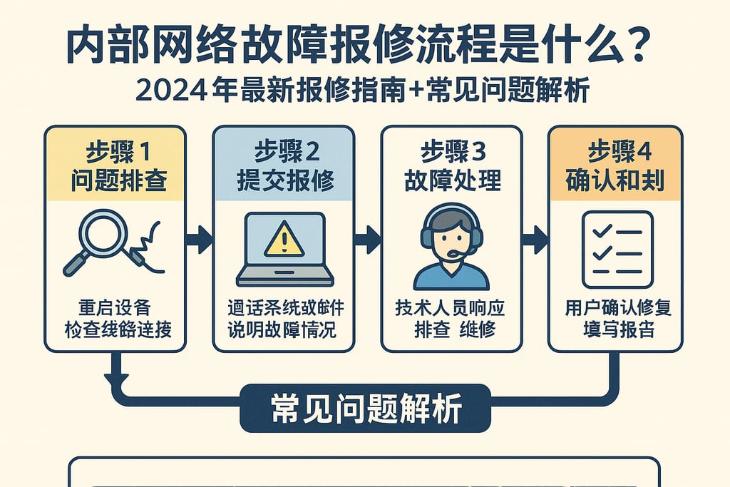 内部网络故障报修流程是什么？2024年最新报修指南+常见问题解析