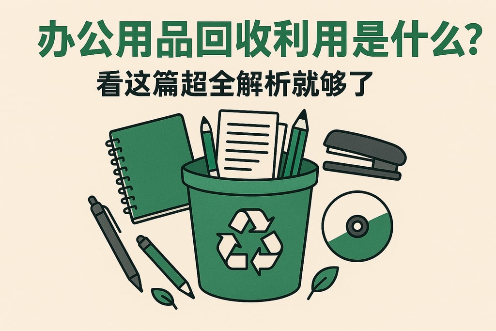 办公用品回收利用是什么？看这篇超全解析就够了