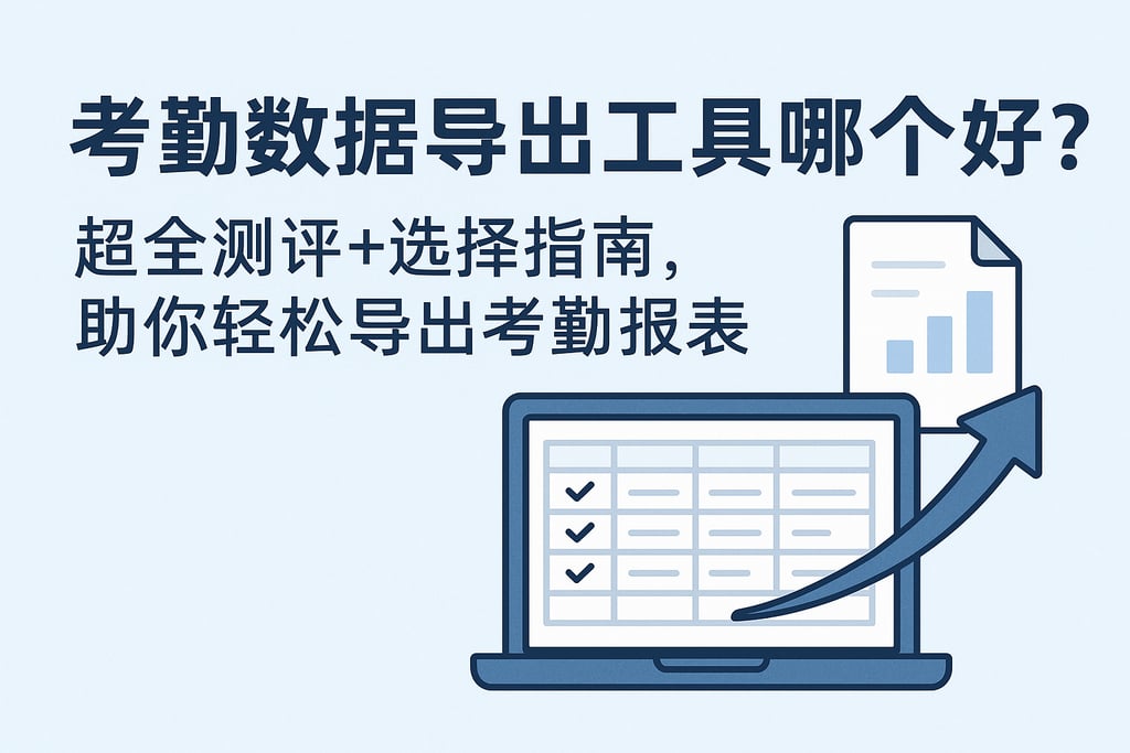考勤数据导出工具哪个好？超全测评+选择指南，助你轻松导出考勤报表