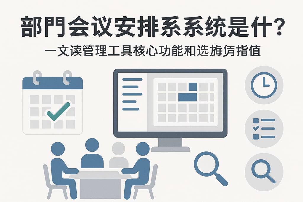 部门会议安排系统是什么？一文读懂会议管理工具的核心功能与选择指南