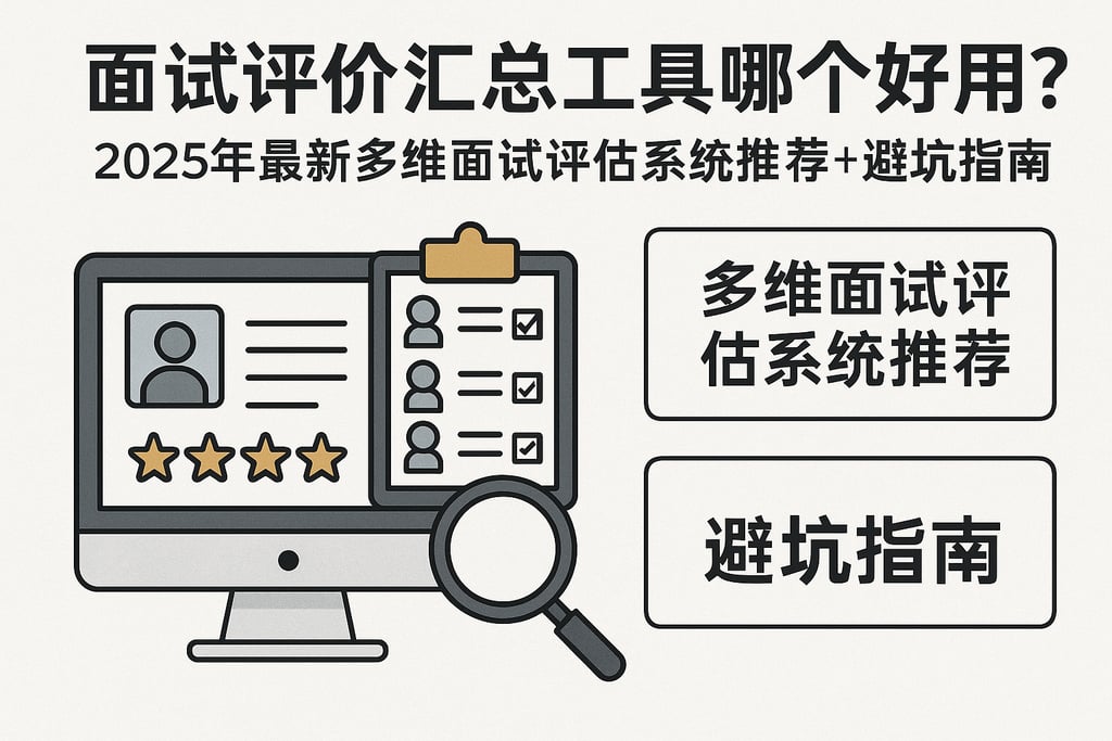 面试评价汇总工具哪个好用？2025年最新多维面试评估系统推荐+避坑指南
