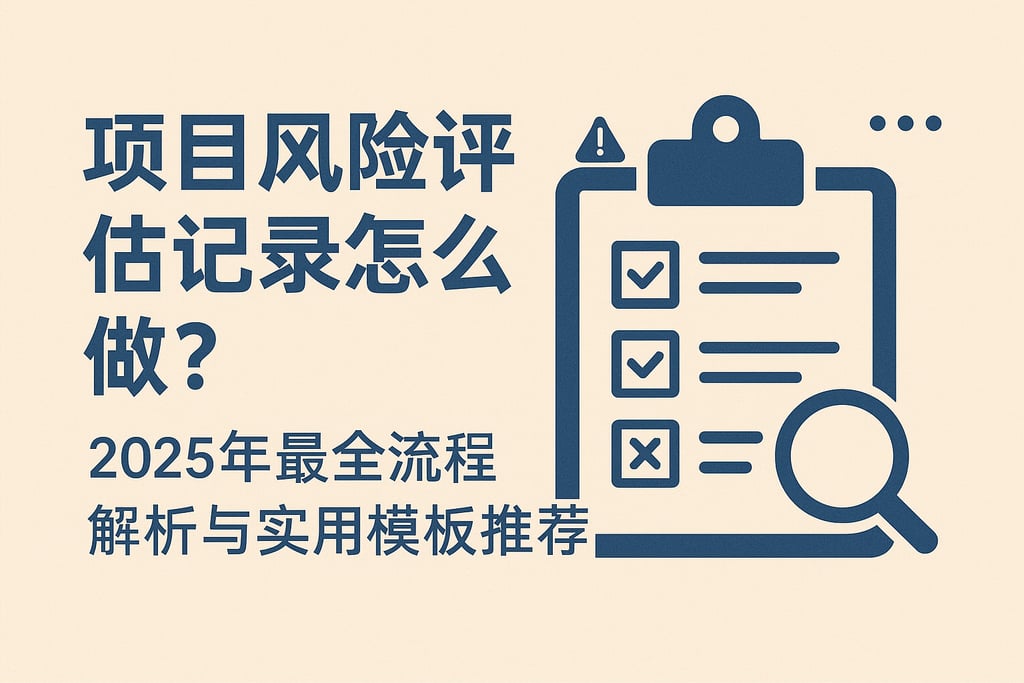 项目风险评估记录怎么做？2025年最全流程解析与实用模板推荐