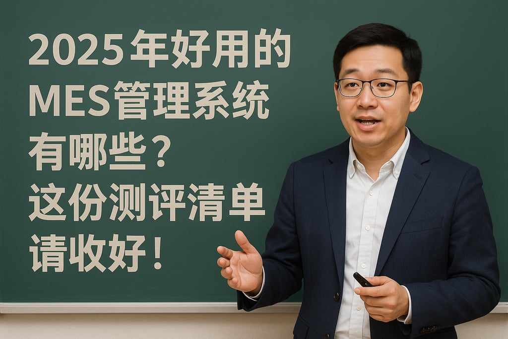 2025年好用的MES管理系统有哪些？这份测评清单请收好！