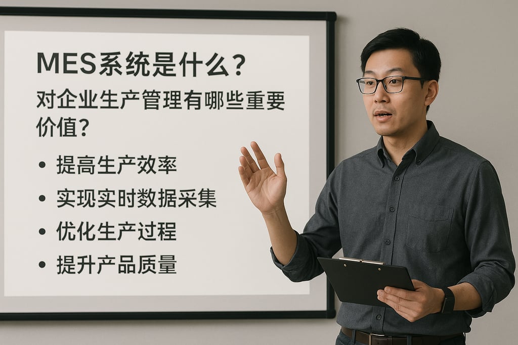 MES系统是什么？对企业生产管理有哪些重要价值？