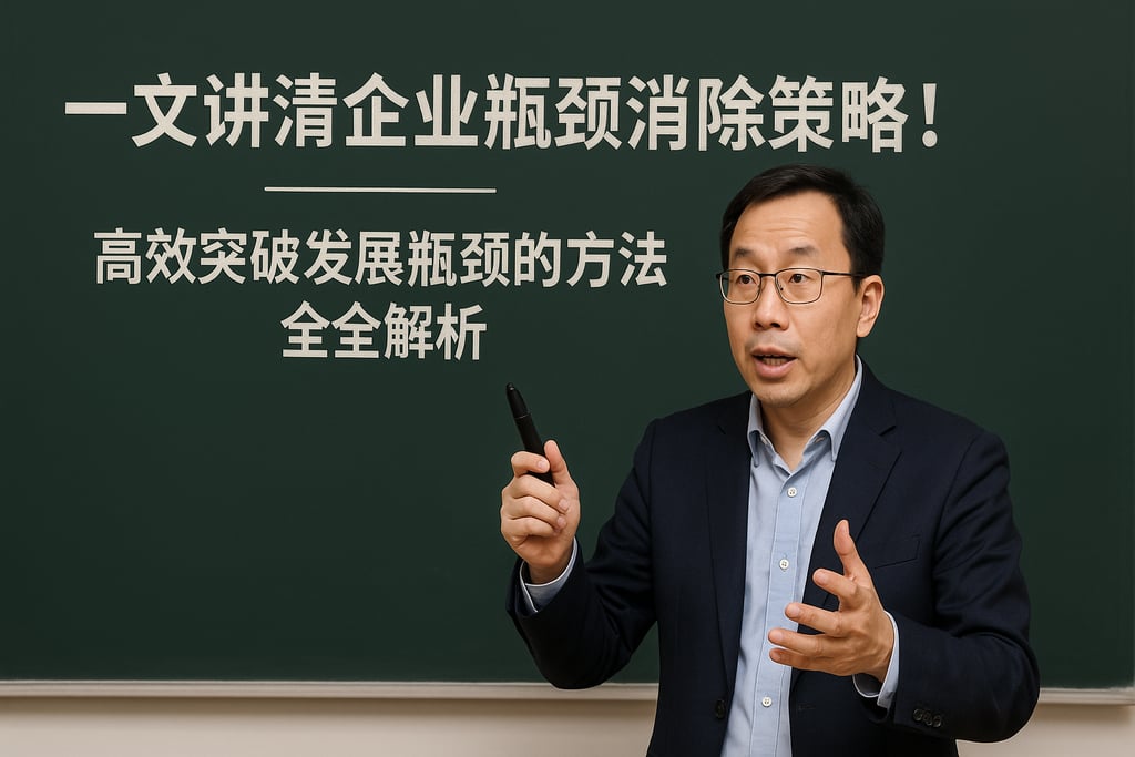 一文讲清企业瓶颈消除策略！高效突破发展瓶颈的方法全解析