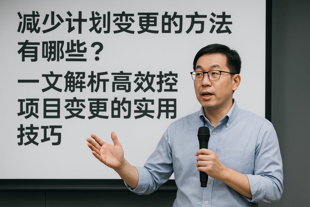 减少计划变更的方法有哪些？一文解析高效控制项目变更的实用技巧