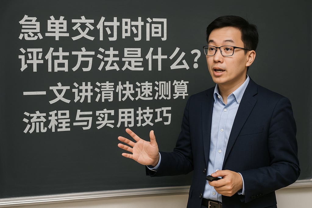 急单交付时间评估方法是什么？一文讲清快速测算流程与实用技巧
