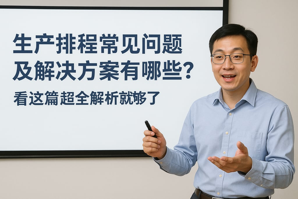 生产排程常见问题及解决方案有哪些？看这篇超全解析就够了