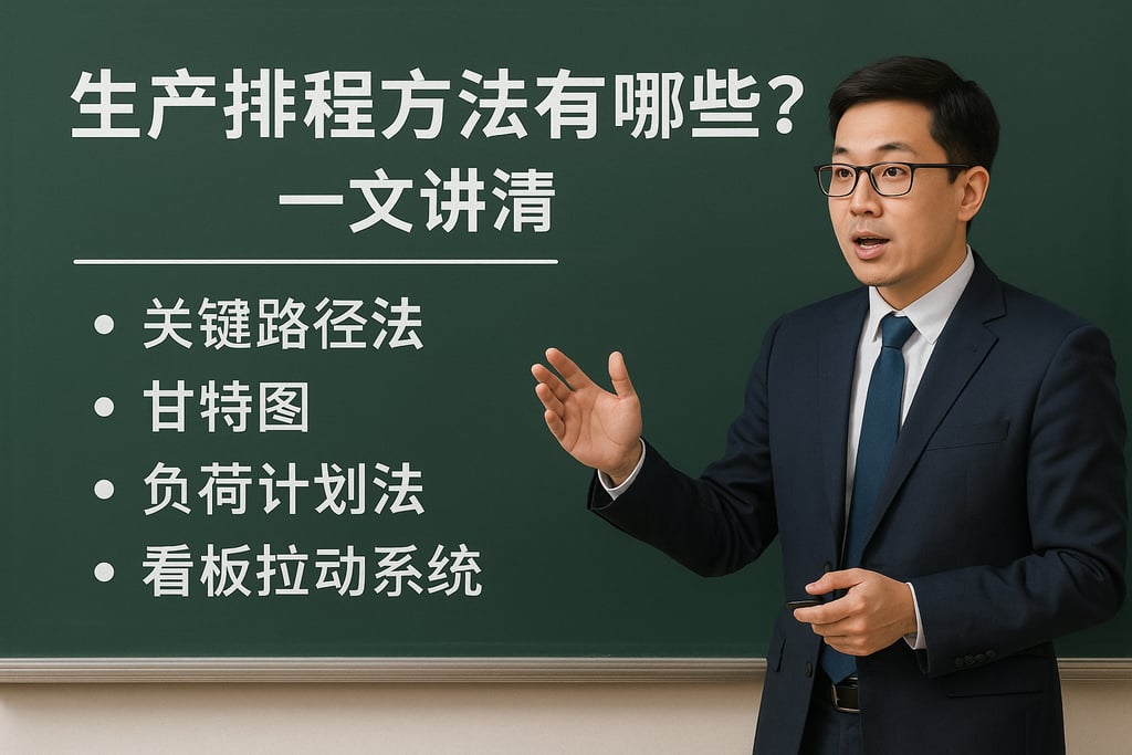 生产排程方法有哪些？一文讲清
