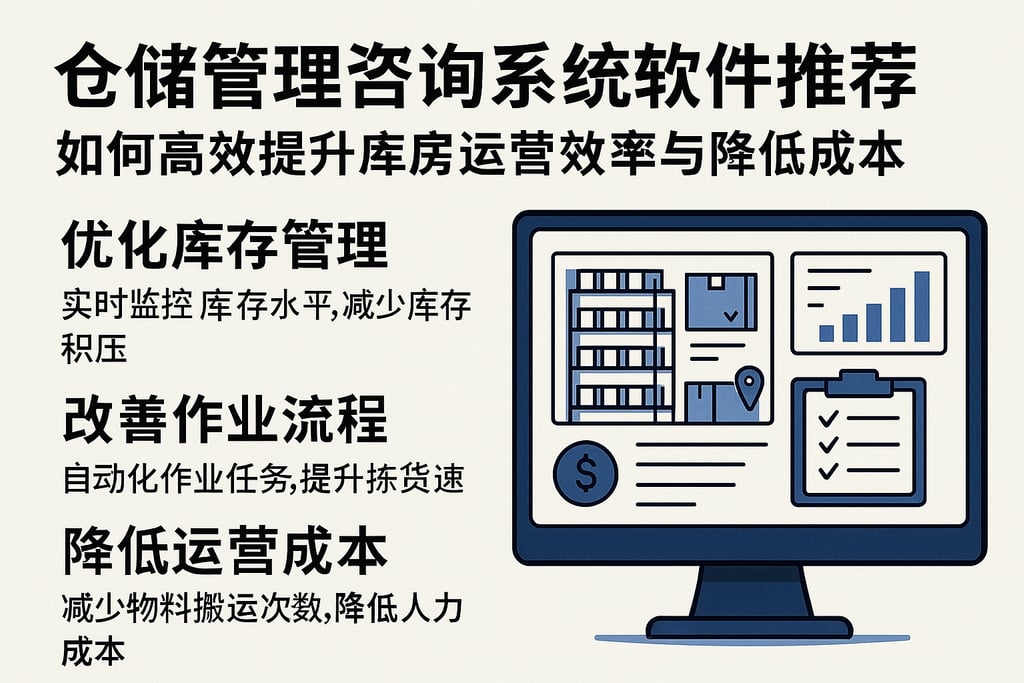 仓储管理咨询系统软件推荐：如何高效提升库房运营效率与降低成本