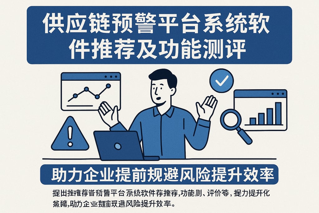 供应链预警平台系统软件推荐及功能测评，助力企业提前规避风险提升效率