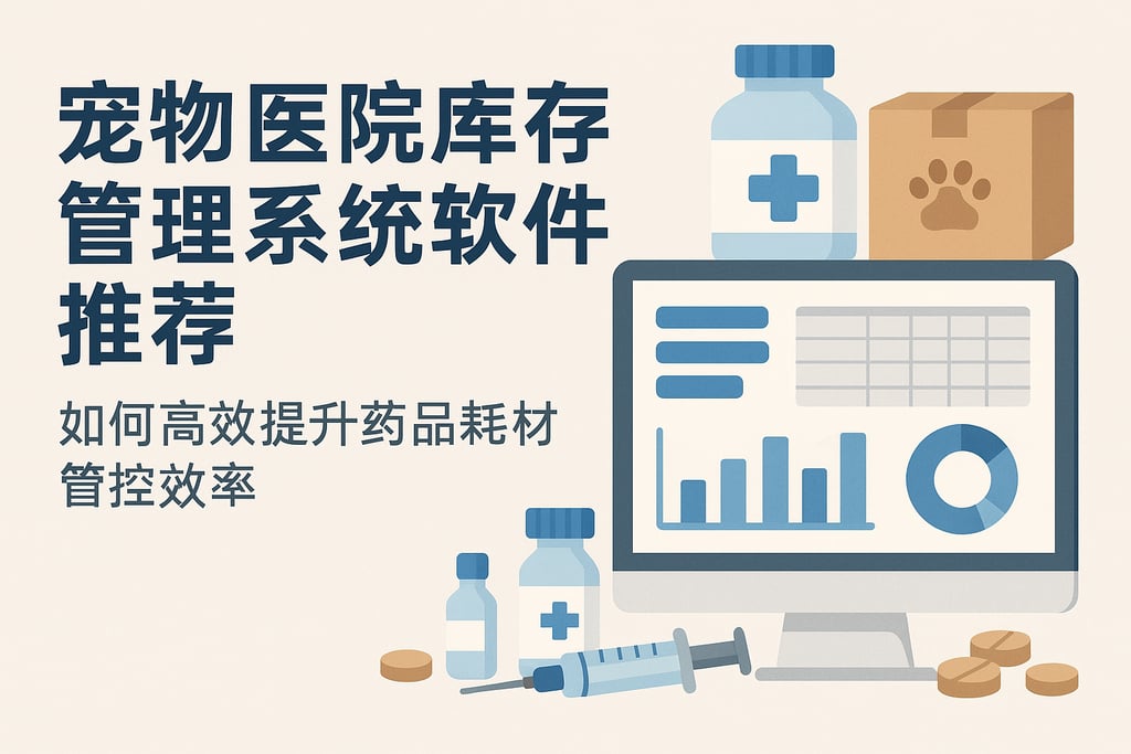 宠物医院库存管理系统软件推荐：如何高效提升药品耗材管控效率