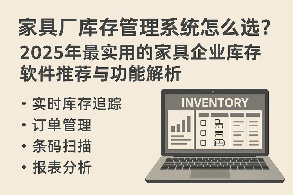 家具厂库存管理系统怎么选？2025年最实用的家具企业库存软件推荐与功能解析