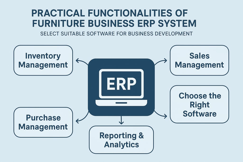 家具行业进销存ERP系统有哪些实用功能？如何选择适合业务发展的软件方案