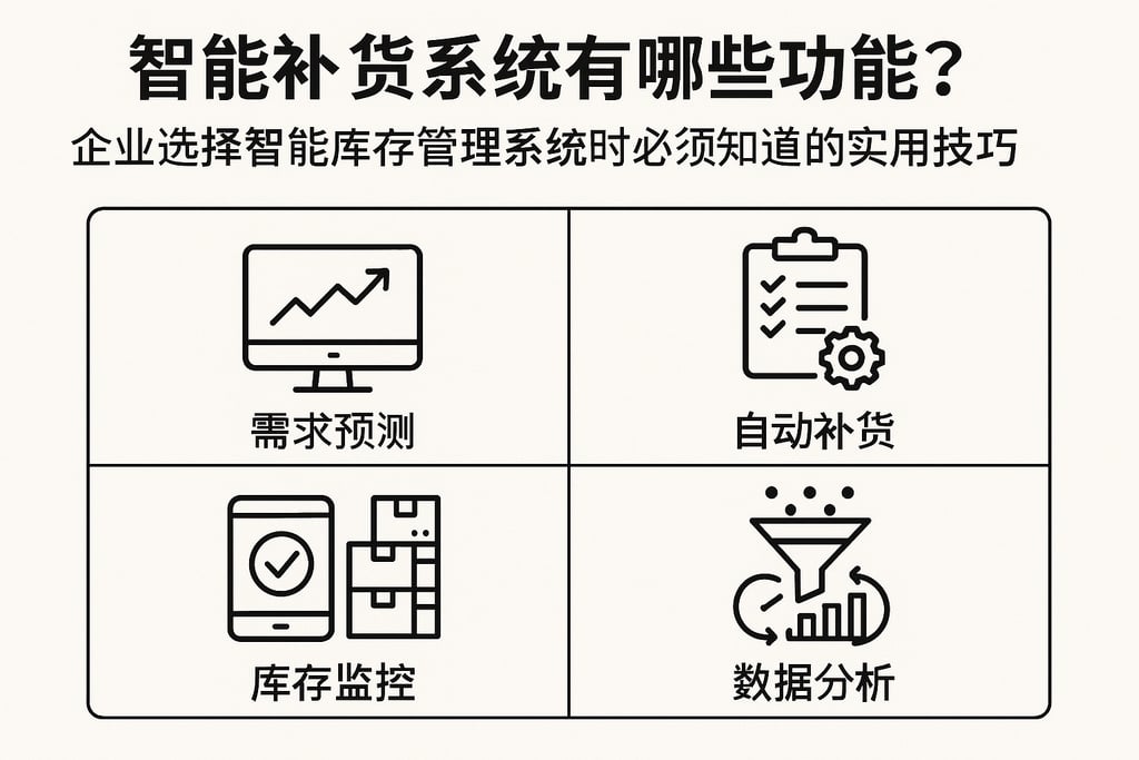 智能补货系统有哪些功能？企业选择智能库存管理系统时必须知道的实用技巧