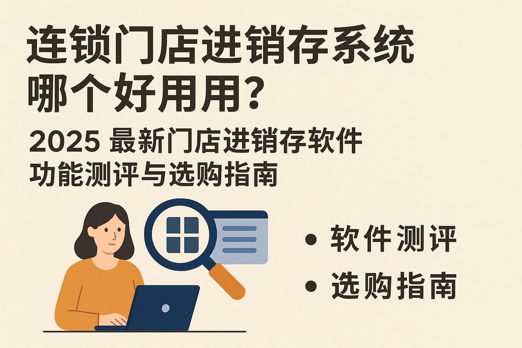 连锁门店进销存系统哪个好用？2025最新门店进销存软件功能测评与选购指南
