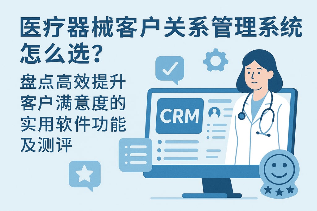 医疗器械客户关系管理系统怎么选？盘点高效提升客户满意度的实用软件功能及测评
