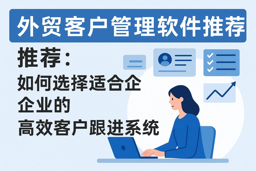 外贸客户管理软件推荐：如何选择适合企业的高效客户跟进系统