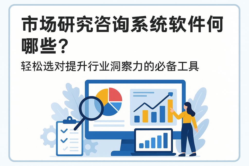 市场研究咨询系统软件有哪些？轻松选对提升行业洞察力的必备工具