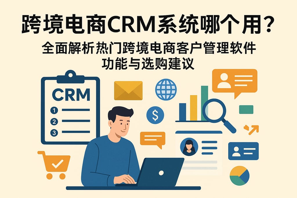 跨境电商CRM系统哪个好用？全面解析热门跨境电商客户管理软件功能与选购建议