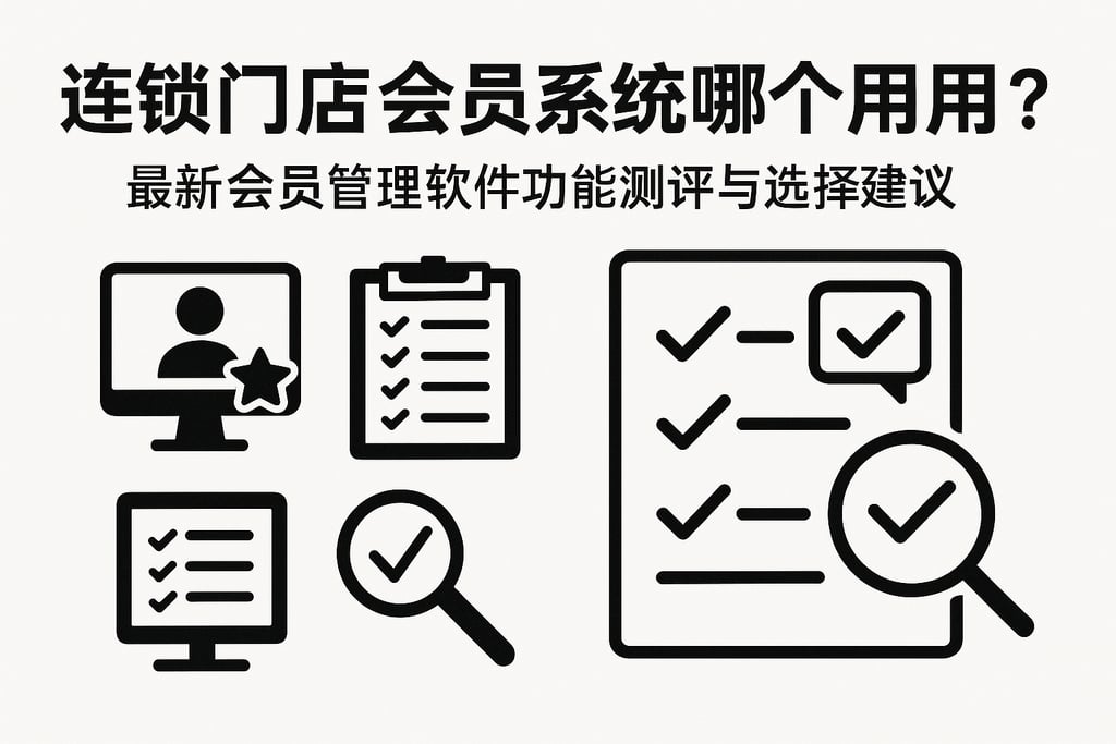连锁门店会员系统哪个好用？最新会员管理软件功能测评与选择建议